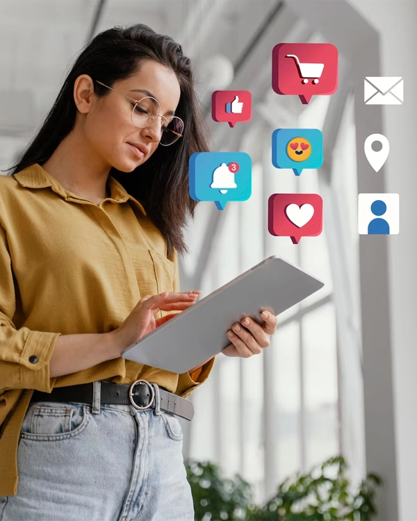 Digital marketing and SEO services dashboard